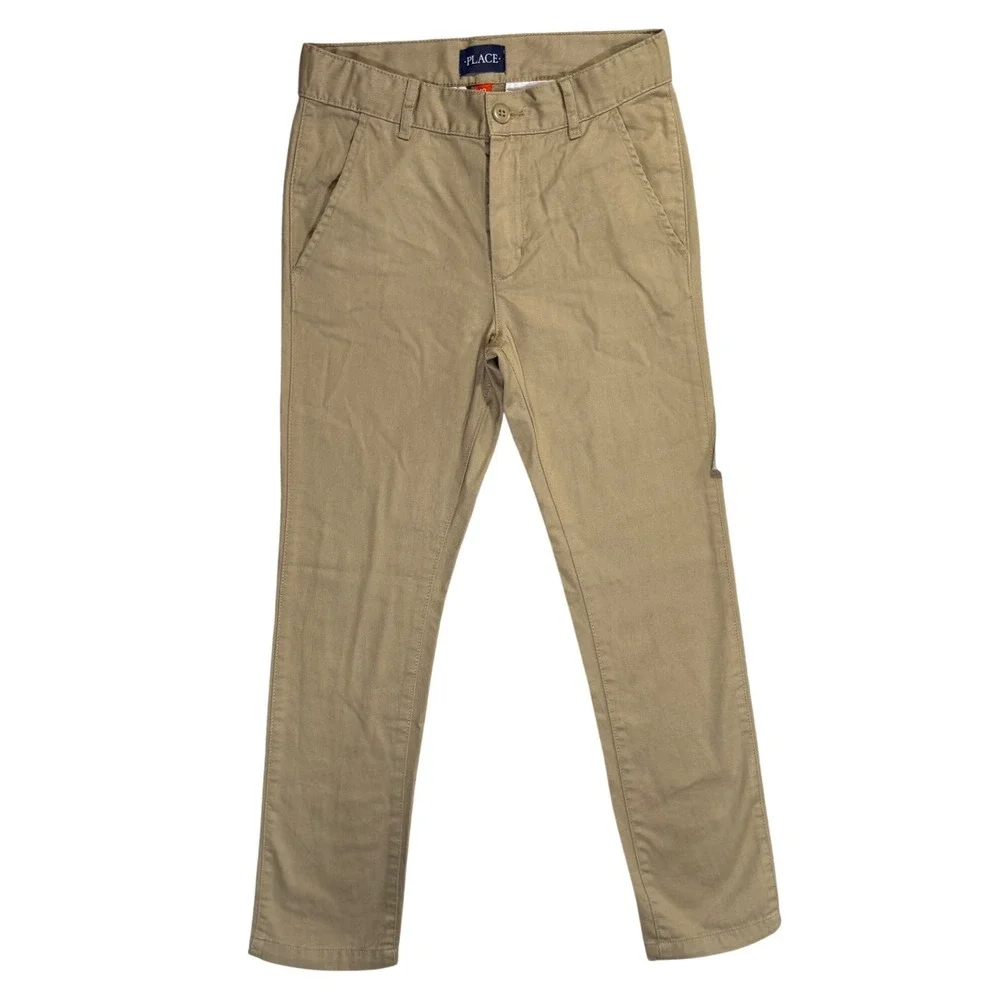 Boys Khaki Uniform Bundle Childrens Place Pants Cat & Jack Shorts Size 10